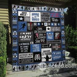 Lacrosse Is My Sport My Game And My Life Quilt Blanket Py68  Quilt and Home Decor
