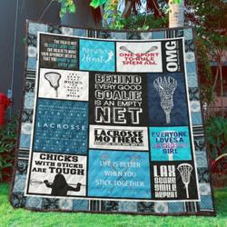 Lacrosse Quilt Blanket Ver 7  Quilt and Home Decor