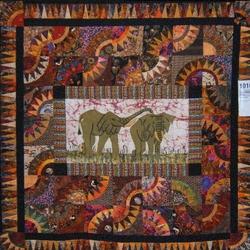 Lady Liberty Goes To Africa Cla2210300Q Quilt Blanket and Home Decor