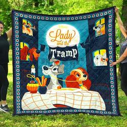 Lady The Tramp  Premium Quilt  Quilt and Home Decor