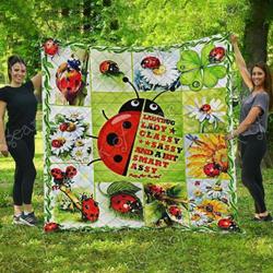 Ladybug Blanket Kc1507 Quilt and Home Decor