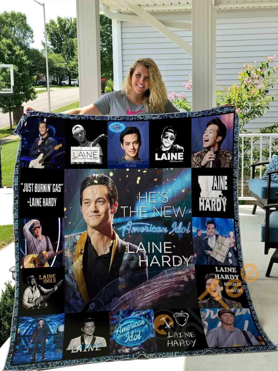 Laine Hardy Blanket HA0910 Quilt and Home Decor