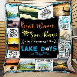Lake Days Cl18100402Mdq Quilt Blanket and Home Decor