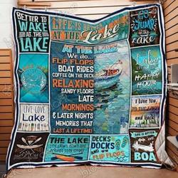 Lake Kayak Hur Quilt Cysirx and Home Decor