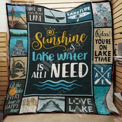 Lake M290715 Lake Quilt Blanket  Quilt and Home Decor