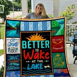 Lake Quilt Blanket Dhc13123850Vt and Home Decor