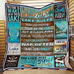Lake Rules Quilt Tt37Mk-0608  Quilt and Home Decor