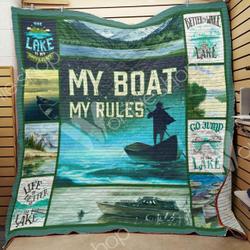 Lake4 M290718 Lake Quilt Blanket  Quilt and Home Decor