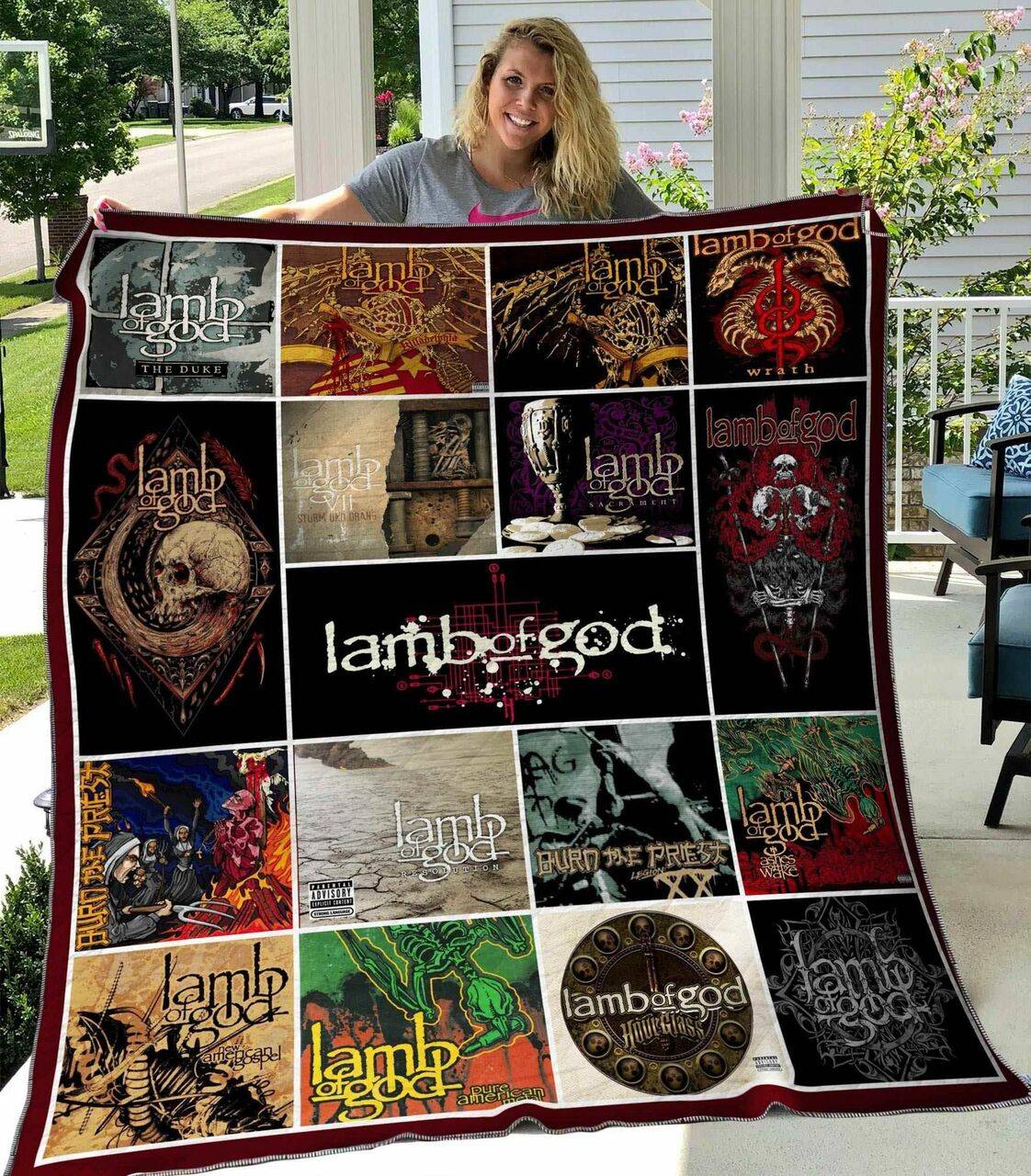 Lamb Of God Blanket Th0107 Quilt and Home Decor