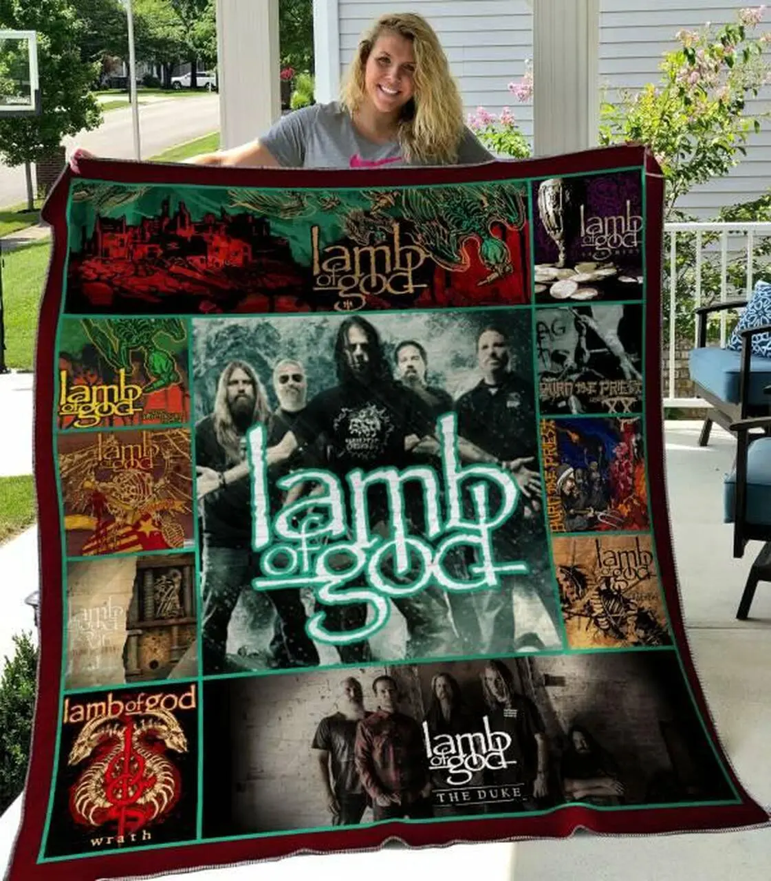 Lamb Of God Quilt Blanket Hvt170618 Quilt and Home Decor