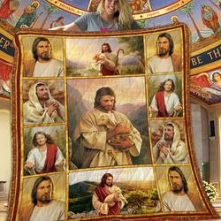 Lambs Of God Quilt Blanket Dhc1401802Vt and Home Decor