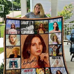 Lana Del Rey Quilt Blanket 02 and Home Decor