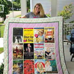 Laura Ingraham Books Quilt Blanket      and Home Decor