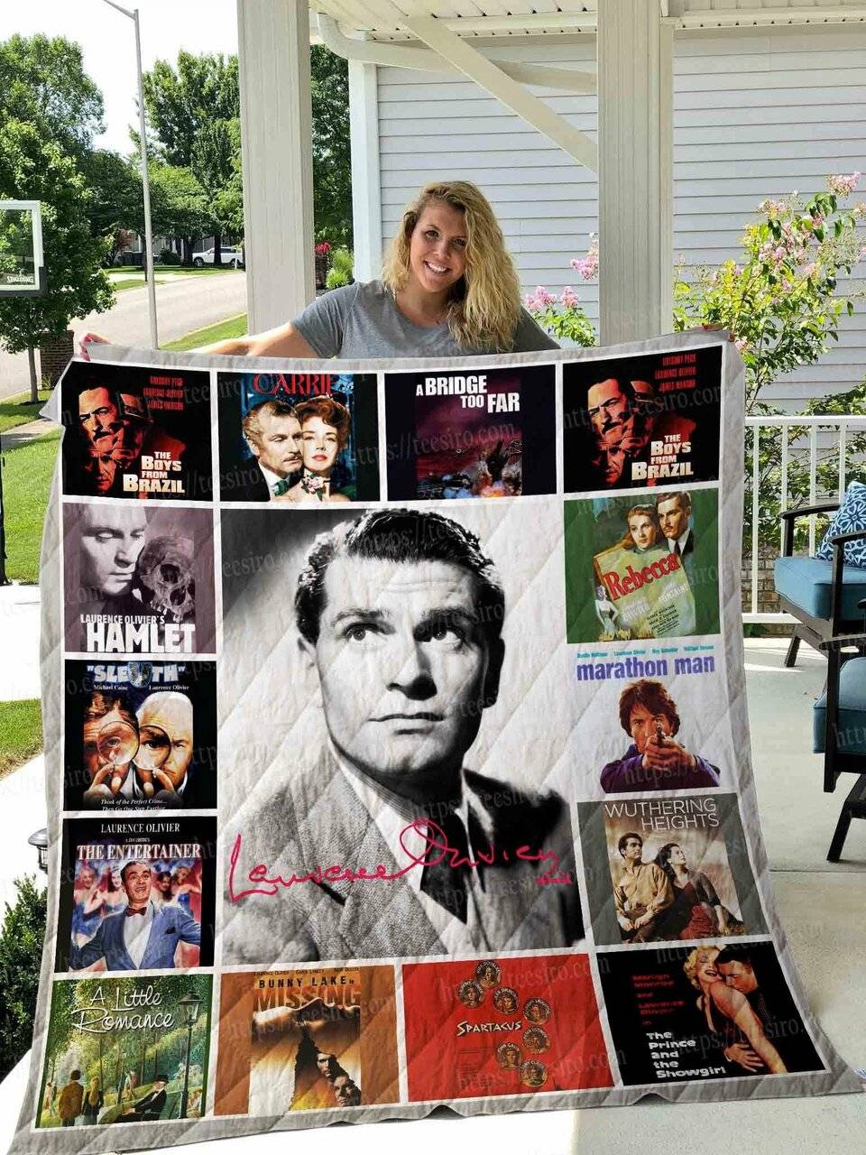 Laurence Olivier Quilt Blanket 01 and Home Decor