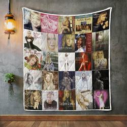 Leann Rimes Album Covers Quilt Blanket and Home Decor