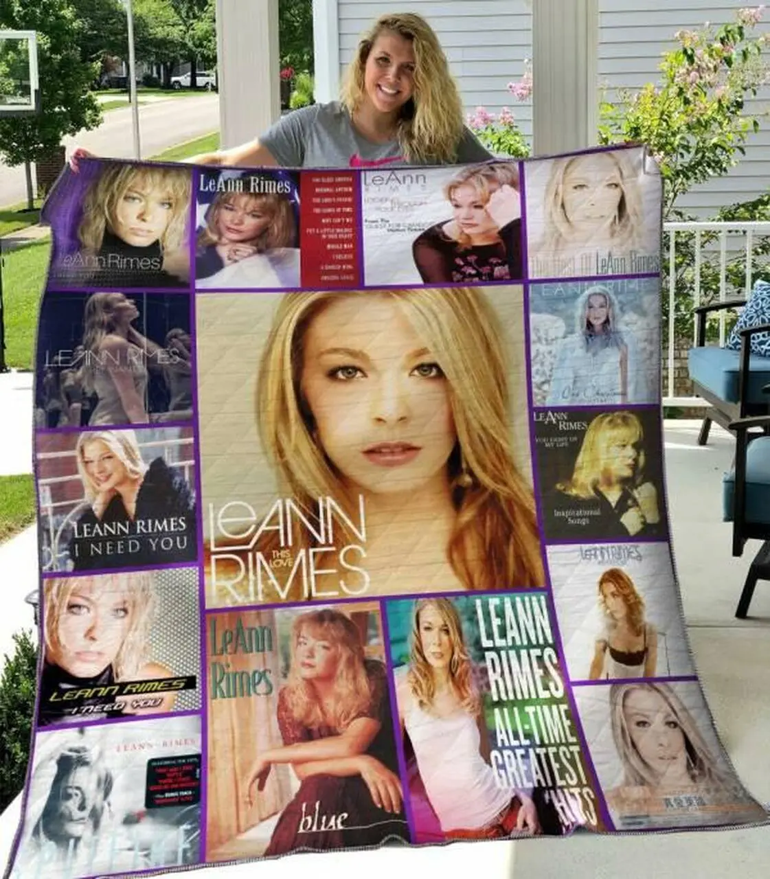 Leann Rimes Quilt Blanket Hvt080617 Quilt and Home Decor