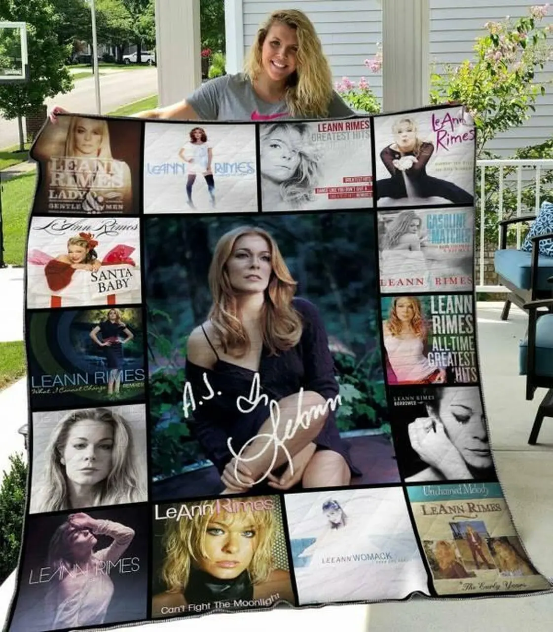 Leann Rimes Quilt Blanket Hvt270510 Quilt and Home Decor