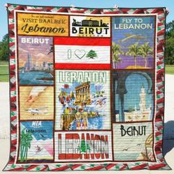 Lebanon Qh040732B Tbg Quilt Blanket and Home Decor