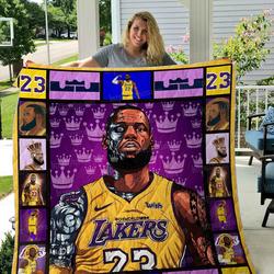 Lebron James Quilt Blanket 02 and Home Decor