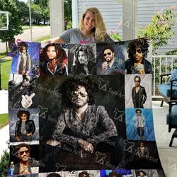 Lenny Kravitz Quilt Blanket 01260 and Home Decor