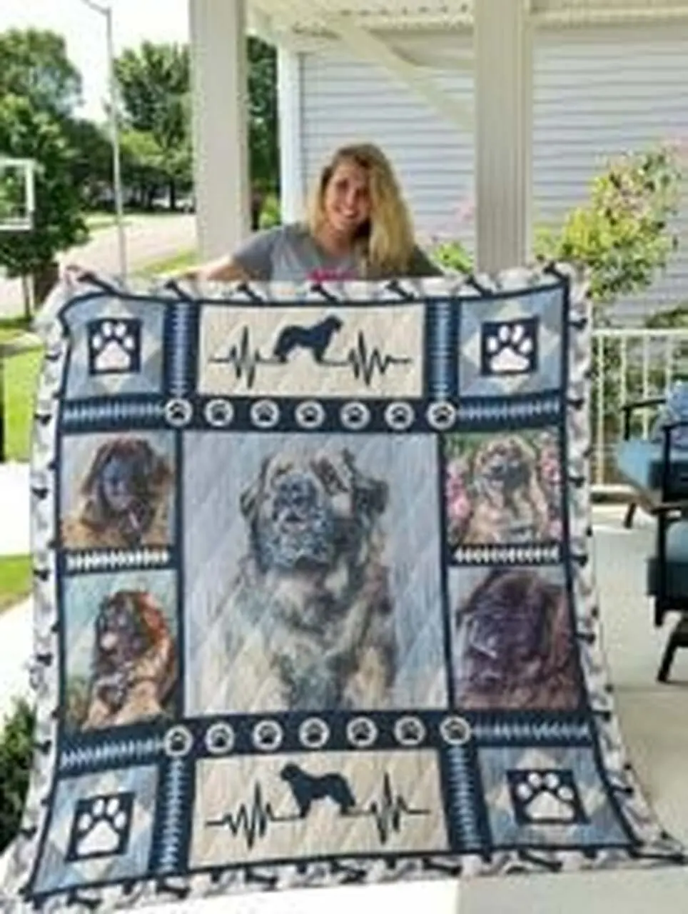 Leonberger Quilt Blanket Luksxk Dhc0301817Dd and Home Decor