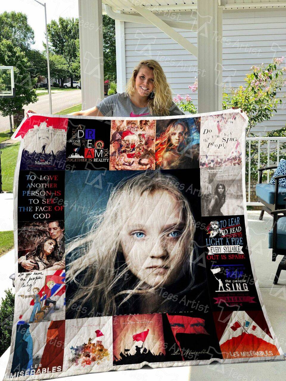 Les Misrables Quilt Blanket 0485 and Home Decor