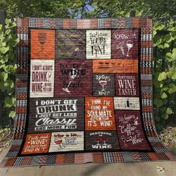 Let S Drink Wine And Judge People Hur Quilt vy and Home Decor