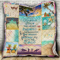 Let The Sea Set You Free Quilt Tt32Mk-0508  Quilt and Home Decor