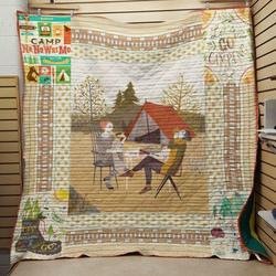 LetS Go Camping Quilt and Home Decor