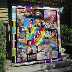 Lgbt Hur Quilt Cysirc and Home Decor