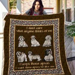 Lhasa Apsos 09 Blanket Th10072019 Quilt and Home Decor