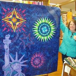 Liberty Status New York City Clm1910064Q Quilt Blanket and Home Decor