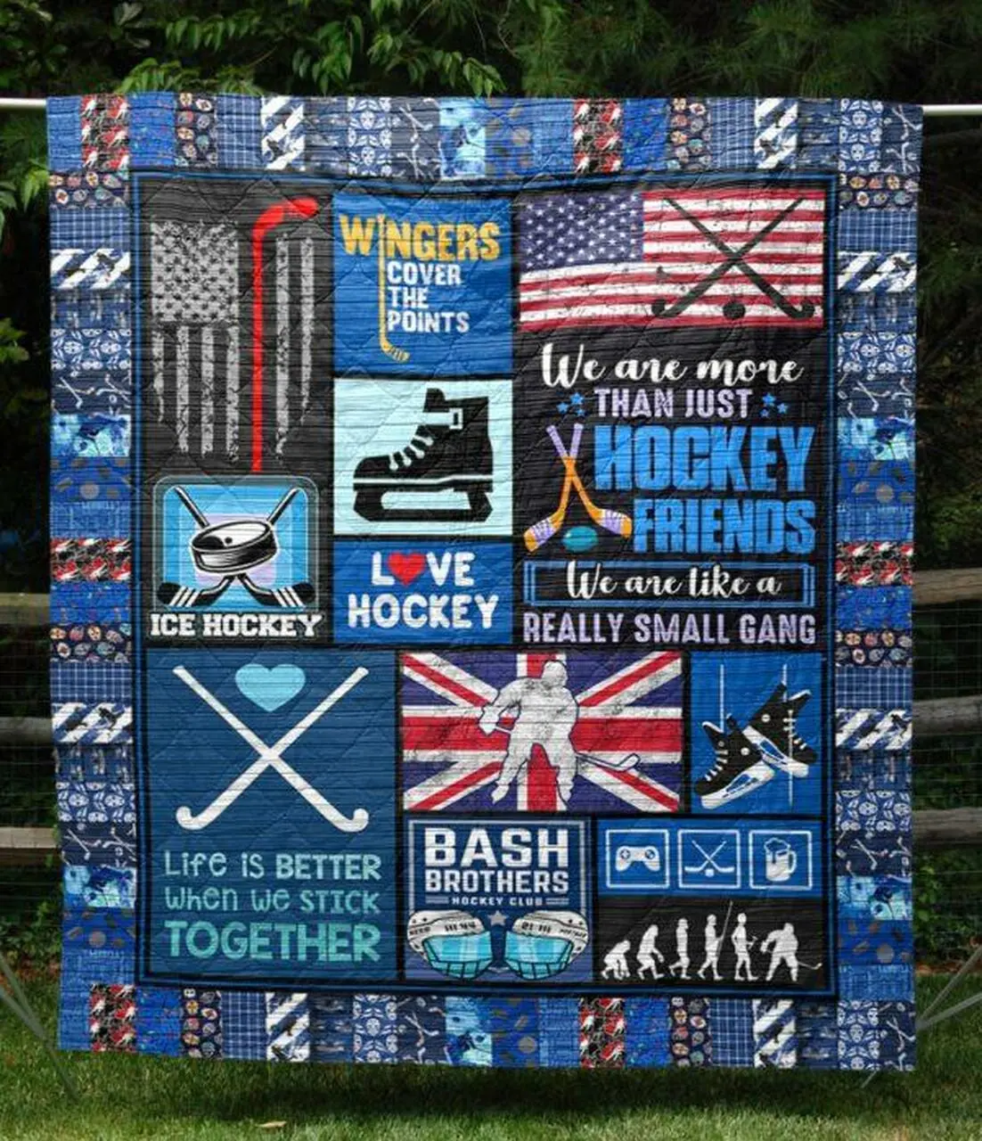 Life Is Better When We Stick Together Quilt Blanket Tm99 Quilt and Home Decor