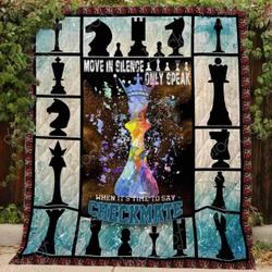 Life Is Better When You Playing Chess Blanket Kc1507 Quilt and Home Decor