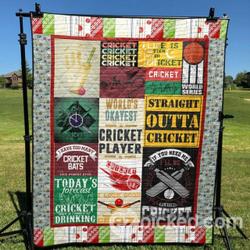 Life Is Better With Cricket Quilt Blanket Aa22  Quilt and Home Decor