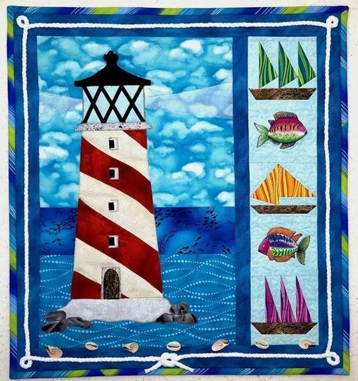 Lighthouse Cla0710515Q Quilt Blanket and Home Decor