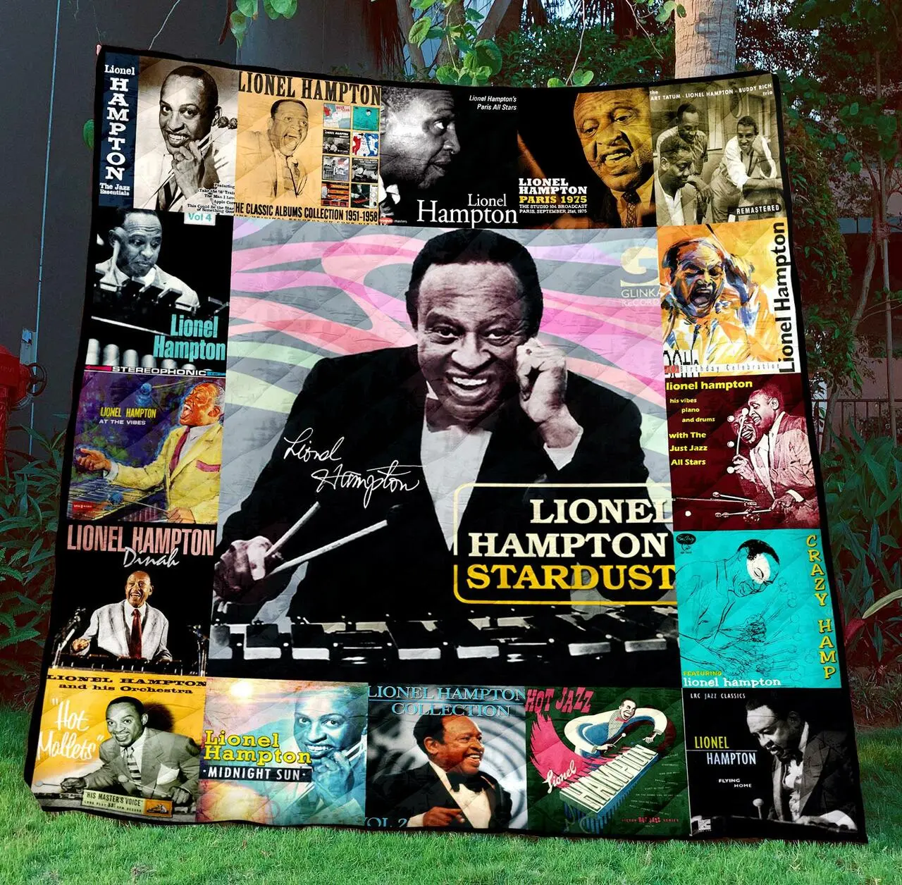 Liha Tml310712 Lionel Hampton Quilt Blanket Quilt and Home Decor