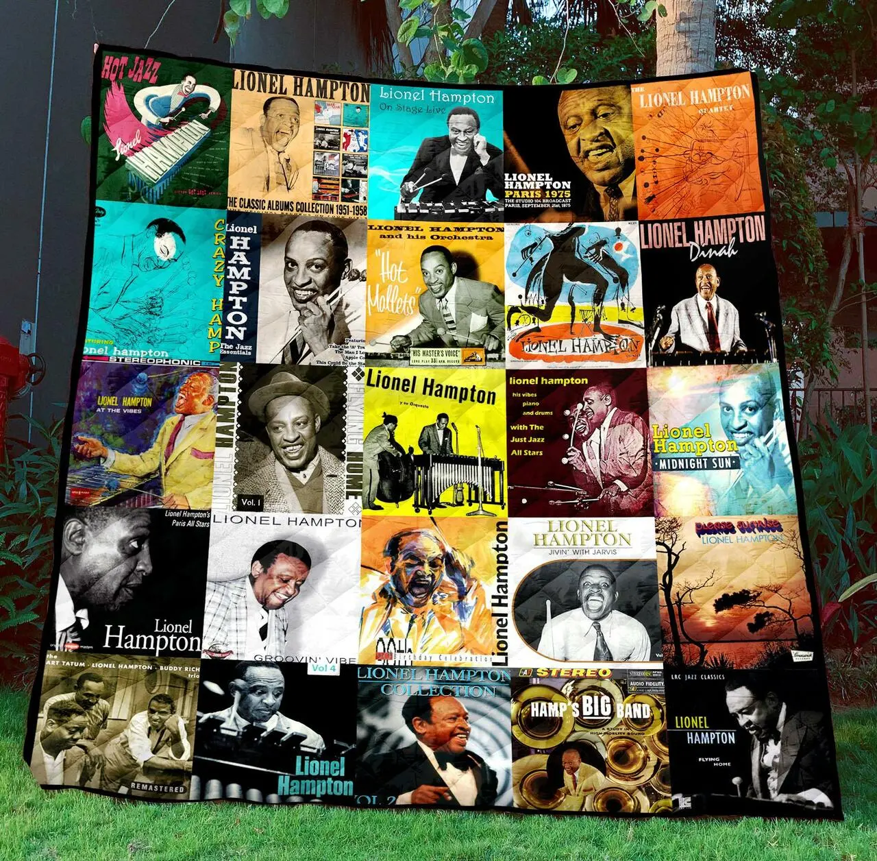Liha Tml310713 Lionel Hampton Quilt Blanket Quilt and Home Decor