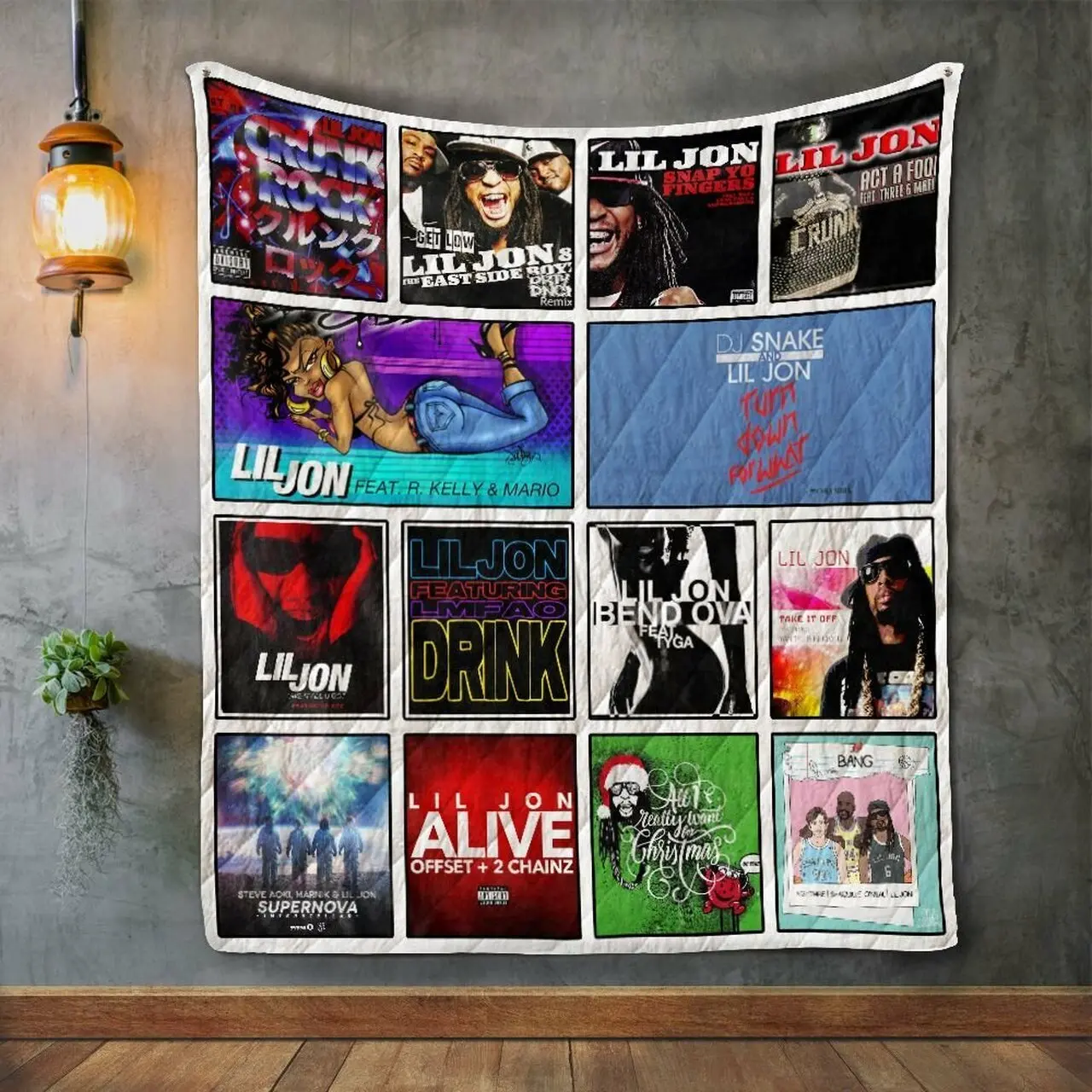 Lil Jon Album Covers Quilt Blanket and Home Decor