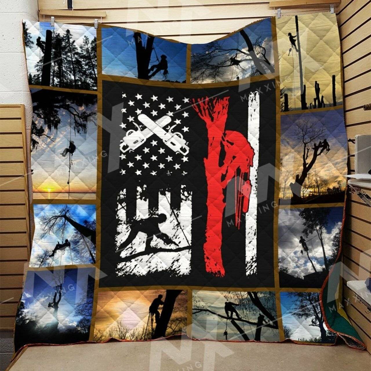 Lineman Quilt Blanket Dhc0910398Vt and Home Decor