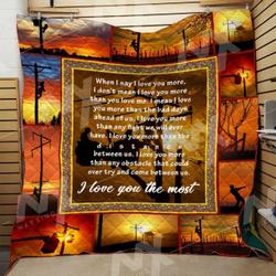Lineman Quilt Blanket Dhc0910446Vt and Home Decor