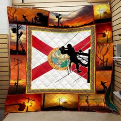 Lineman Quilt Blanket Dhc0910560Vt and Home Decor