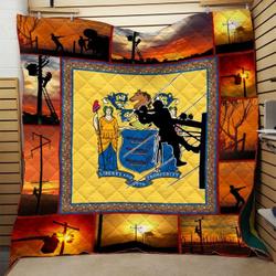 Lineman Quilt Blanket Dhc0910563Vt and Home Decor