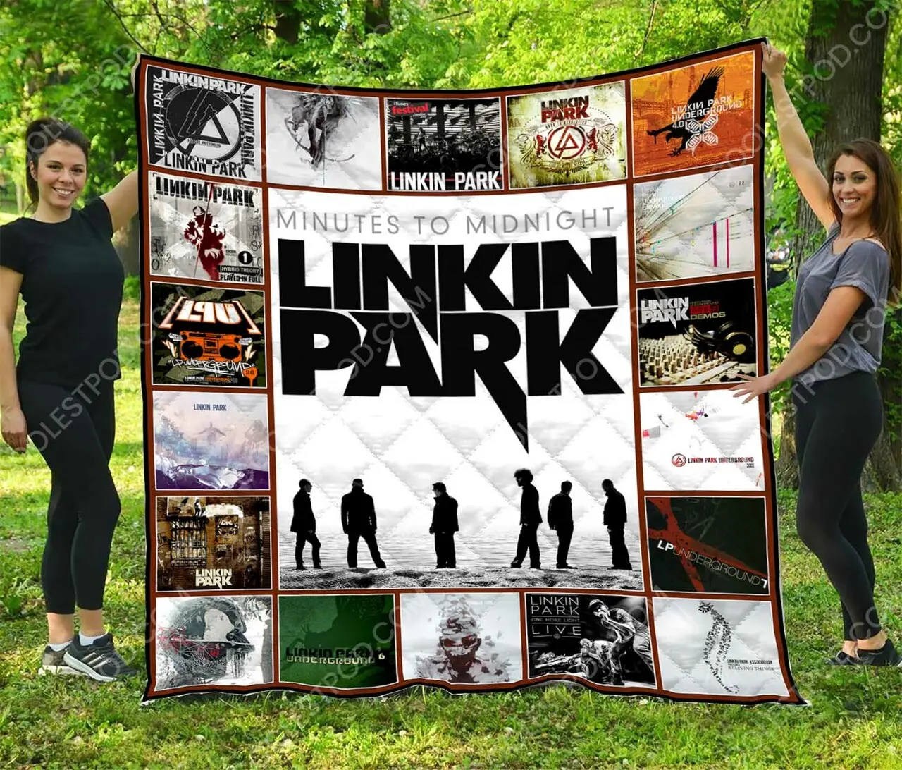 Linkin Park Band H89 - Quilt and Home Decor