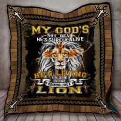 Lion Cl2100305Mdq Quilt Blanket and Home Decor