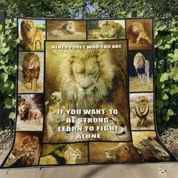Lion Hn250712B Quilt Blanket and Home Decor