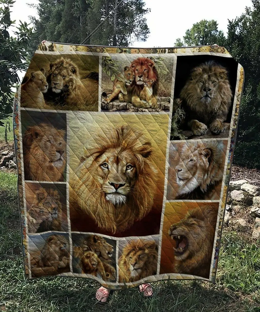 Lion Lion Love Sc Quilt Derqxp and Home Decor