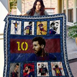 Lionel Messi Quilt Blanket and Home Decor
