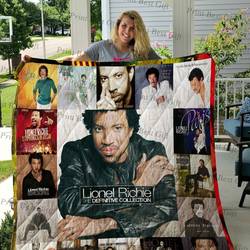 Lionel Richie Albums Cover Poster Quilt Blanket and Home Decor
