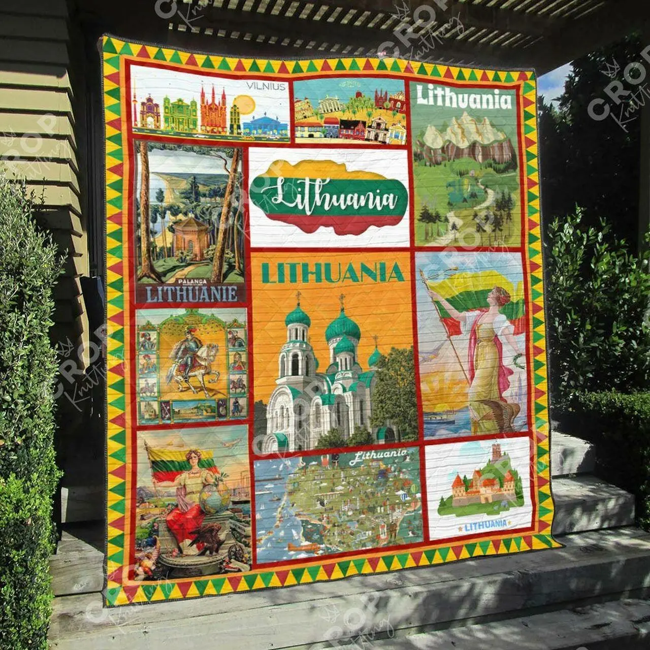 Lithuania Qh270605 Quilt Blanket and Home Decor